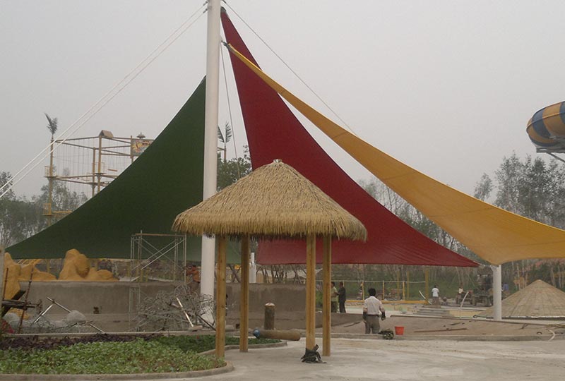 長(zhǎng)春膜結(jié)構(gòu)的空中拼接張拉法